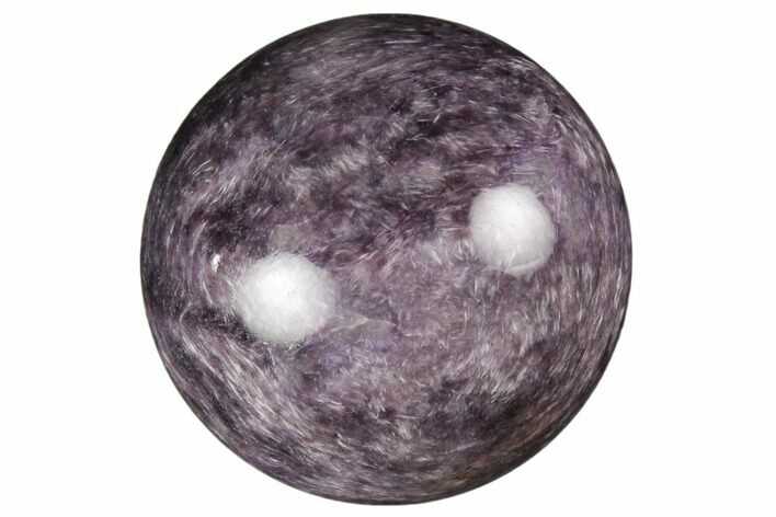 1.2" Polished Purple Charoite Sphere - Siberia, Russia